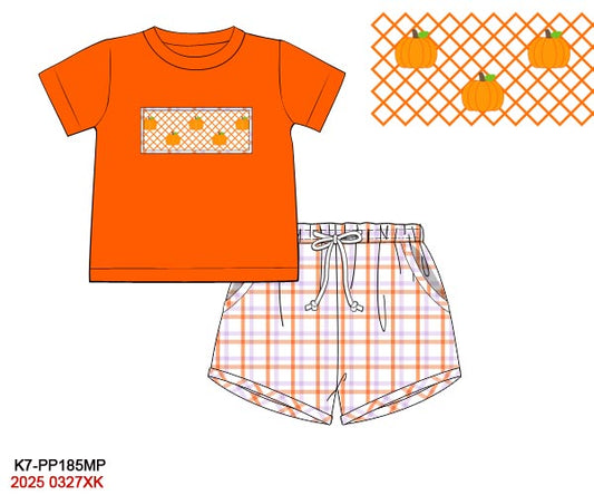 Geometric Smocked Pumpkins Collection