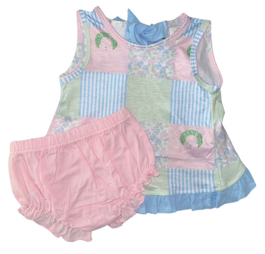 Grandmillenial Patchwork Bloomer Set